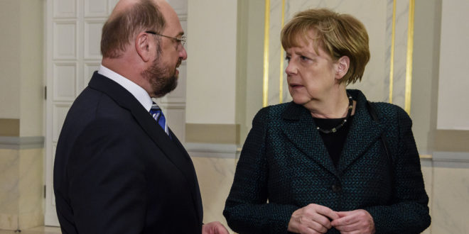 Schulz, Merkel