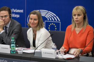 Katainen, Mogherini, Bienkowska