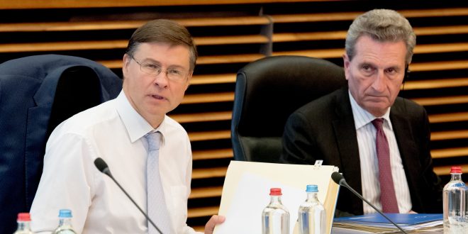 Dombrovskis, Oettinger