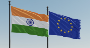 Vlajky Indie a EÚ