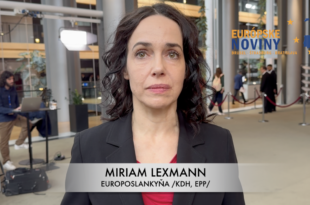 Miriam Lexmann, europoslankyňa /KDH, EPP/. PHOTO: redakcia/red.