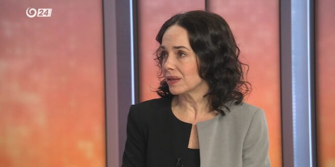 Miriam Lexmann, europoslankyňa /KDH, EPP/. PHOTO: TV JOJ.