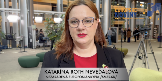 Katarína Roth Neveďalová, nezaradená poslankyňa Európskeho parlamentu /SMER-SD/. PHOTO: redakcia/red.