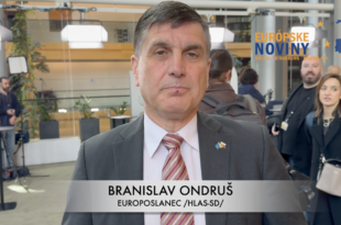 Branislav Ondruš, nezaradený poslanec Európskeho parlamentu /HLAS-SD/. PHOTO: redakcia/red.