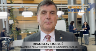 Branislav Ondruš, nezaradený europoslanec /HLAS-SD/. PHOTO: redakcia/red.
