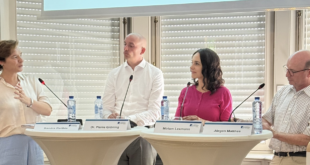 Europoslankyňa Miriam Lexmann na konferencii nadácie Konrad Adenauer Stiftung. PHOTO: FB ML