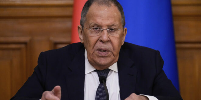 Ruský minister zahraničných vecí Sergej Lavrov. PHOTO: TASR - AP Photo/Alexander Zemlianichenko, Pool