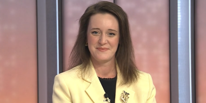 Ľubica Karvašová, europoslankyňa /PS, RE/. PHOTO: TV JOJ.