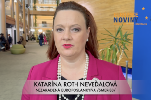 Katarína Roth Neveďalová, nezaradená poslankyňa Európskeho parlamentu /SMER-SD/. PHOTO: redakcia/red.