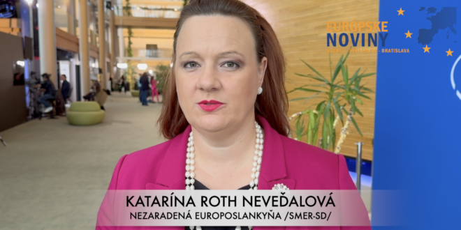 Katarína Roth Neveďalová, nezaradená poslankyňa Európskeho parlamentu /SMER-SD/. PHOTO: redakcia/red.
