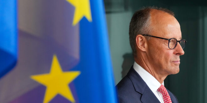 Nemecký kancelár Friedrich Merz. PHOTO: TASR - Soeren Stache/dpa