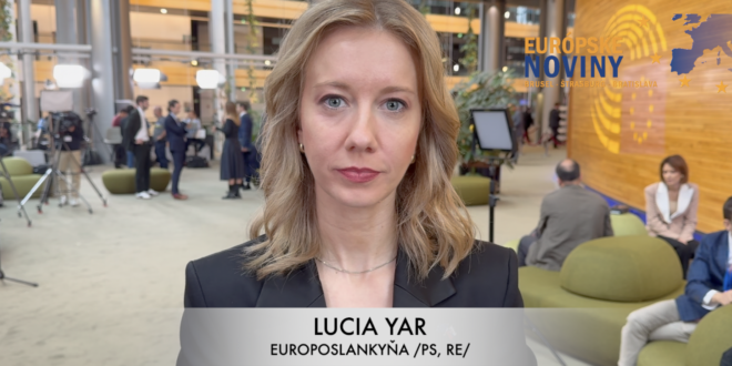 Lucia Yar, europoslankyňa /PS, RE/. PHOTO: redakcia/red.