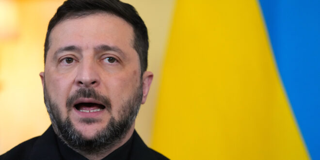 Ukrajinský prezident Volodymyr Zelenskyj.PHOTO: TASR (AP Photo/Kirsty Wigglesworth, Pool)