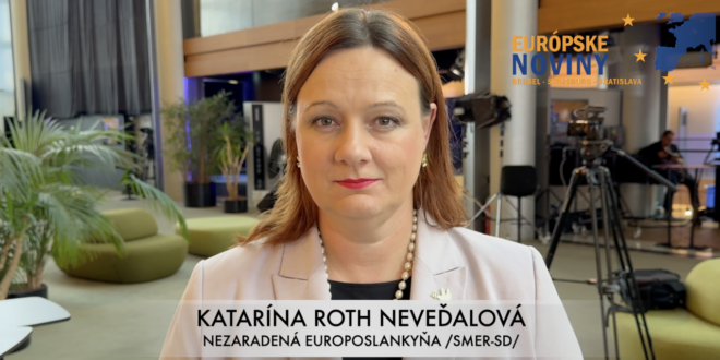 Katarína Roth Neveďalová, nezradená poslankyňa Európskeho parlamentu /SMER-SD/. PHOTO: redakcia/red.