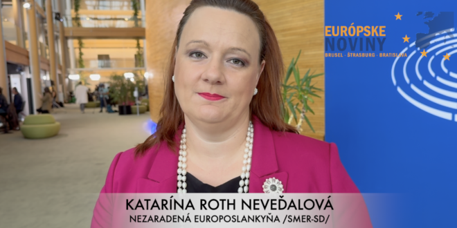 Katarína Roth Neveďalová, nezaradená poslankyňa Európskeho parlamentu /SMER-SD/. PHOTO: redakcia/red.