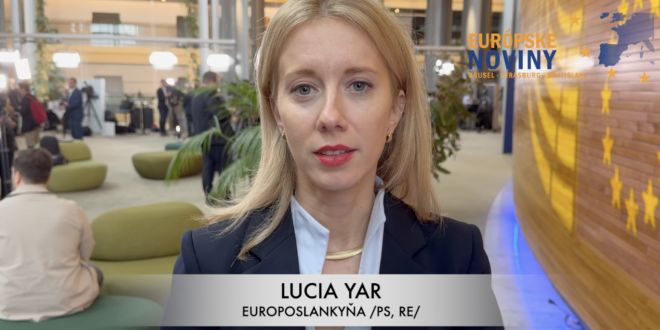 Lucia Yar, europoslankyňa /PS, RE/. PHOTO: redakcia/red.