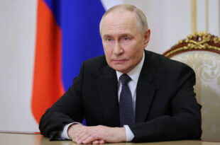 Ruský prezident Vladimir Putin. PHOTO: TASR - Alexander Kazakov, Sputnik, Kremlin Pool Photo via AP