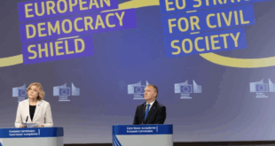 Henna Virkkunen a Michael McGrath, eurokomisári. PHOTO: European Union 2025.