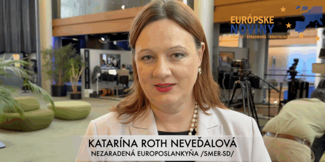 Katarína Roth Neveďalová, nezaradená poslankyňa Európskeho parlamentu /SMER-SD/. PHOTO: redakcia/red.