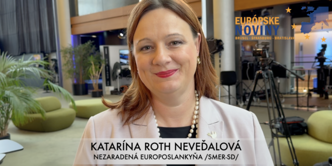 Katarína Roth Neveďalová, nezaradená poslankyňa Európskeho parlamentu /SMER-SD/. PHOTO: redakcia/red.