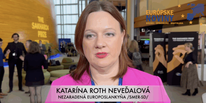 Katarína Roth Neveďalová, nezaradená poslankyňa Európskeho parlamentu /SMER-SD/. PHOTO: redakcia/red.