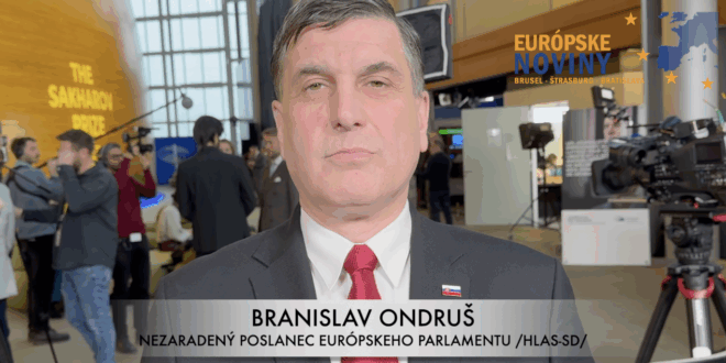 Branislav Ondruš, nezaradený poslanec Európskeho parlamentu. /HLAS-SD/. PHOTO: redakcia/red.