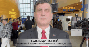 Branislav Ondruš, nezaradený poslanec Európskeho parlamentu /HLAS-SD/. PHOTO: redakcia/red.