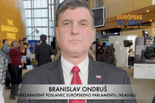 Branislav Ondruš, nezaradený poslanec Európskeho parlamentu /HLAS-SD/. PHOTO: redakcia/red.