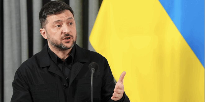 Volodymyr Zelensky, prezident Ukrajiny. PHOTO: AP/Peter Dejong