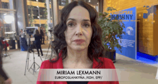 Miriam Lexmann, europoslankyňa /KDH, EPP/. PHOTO: redakcia/red.