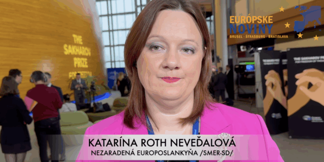 Katarína Roth Neveďalová, nezaradená poslankyňa Európskeho parlamentu /SMER-SD/. PHOTO: redakcia/red.