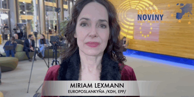 Miriam Lexmann, europoslankyňa /KDH, EPP/. PHOTO: redakcia/red.
