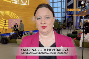 Katarína Roth Neveďalová, nezaradená poslankyňa Európskeho parlamentu /SMER-SD/. PHOTO: redakcia/red.