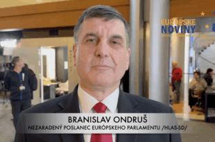 Branislav Ondruš, nezaradený poslanec Európskeho parlamentu /HLAS-SD/. PHOTO: redakcia/red.