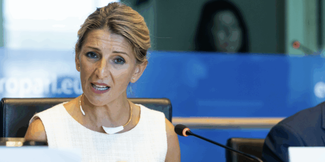 Yolanda Diaz, španielska vicepremiérka. PHOTO: European Union 2026.