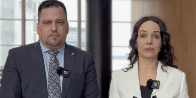 Miriam Lexmann /KDH/ a Tomáš Zdechovský. PHOTO: FB ML.