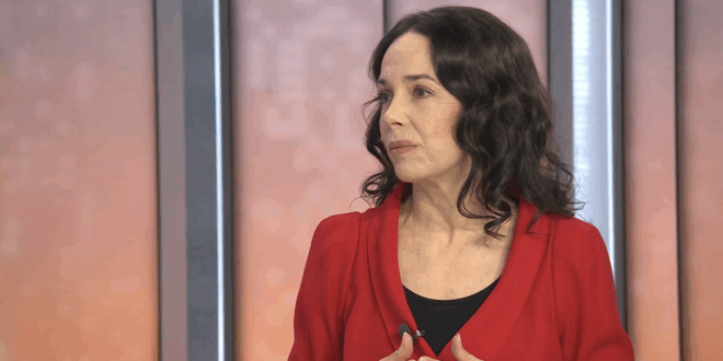 Miriam Lexmann, europoslankyňa /KDH, EPP/. PHOTO: TV JOJ.