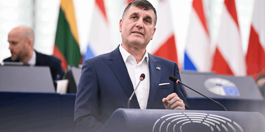 Branislav Ondruš, nezaradený poslanec Európskeho parlamentu /HLAS-SD/. PHOTO: European Union 2026.