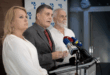 Branislav Ondruš (v strede), nezaradený poslanec Európskeho parlamentu /nom.HLAS-SD/. PHOTO: FB BO.