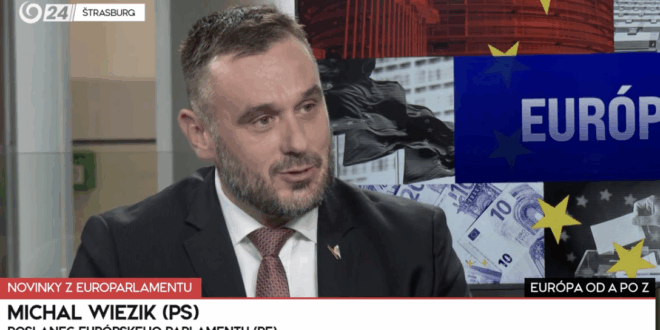 Michal Wiezik, europoslanec /PS, RE/. PHOTO: JOJ 24.