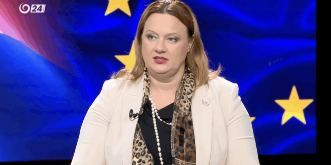 Katarína Roth Neveďalová, nezaradená poslankyňa Európskeho parlamentu /SMER-SD/. PHOTO: JOJ 24.