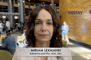 Miriam Lexmann, europoslankyňa /KDH, EPP/. PHOTO: redakcia/red.