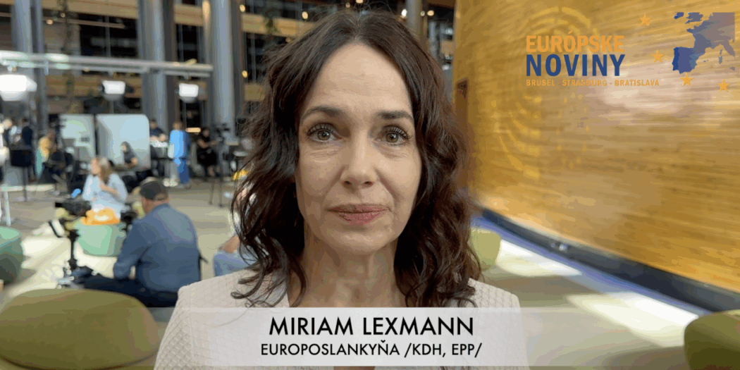 Miriam Lexmann, europoslankyňa /KDH, EPP/. PHOTO: redakcia/red.