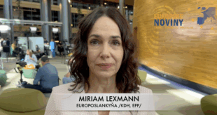 Miriam Lexmann, europoslankyňa /KDH, EPP/. PHOTO: redakcia/red.