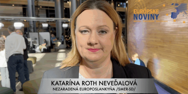 Katarína Roth Neveďalová, nezaradená poslankyňa Európskeho parlamentu /SMER-SD/. PHOTO: redakcia/red.