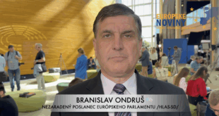 Branislav Ondruš, nezaradený poslanec Európskeho parlamentu /HLAS-SD/. PHOTO: redakcia/red.