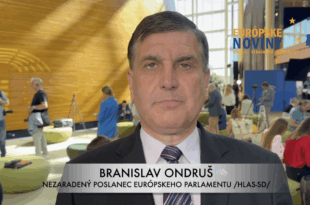 Branislav Ondruš, nezaradený poslanec Európskeho parlamentu /HLAS-SD/. PHOTO: redakcia/red.