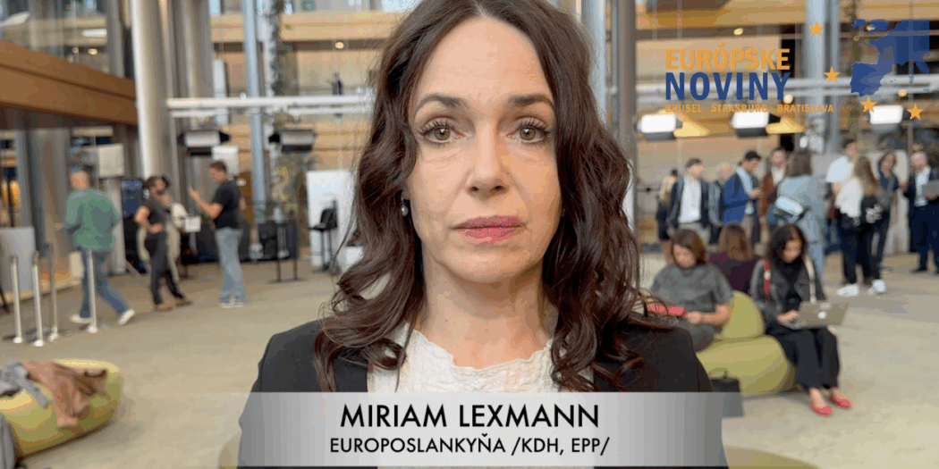 Miriam Lexmann, europoslankyňa /KDH, EPP/. PHOTO: redakcia/red.