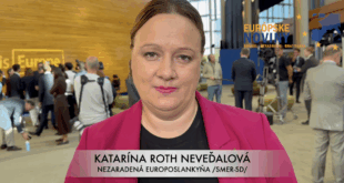 Katarína Roth Neveďalová, nezaradená poslankyňa Európskeho parlamentu /SMER-SD/. PHOTO: redakcia/red.