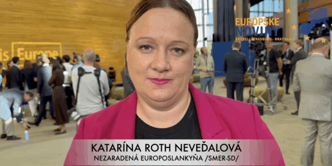 Katarína Roth Neveďalová, nezaradená poslankyňa Európskeho parlamentu /SMER-SD/. PHOTO: redakcia/red.